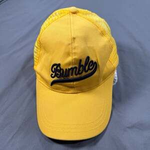 Bumble Yellow Mesh Trucker Hat Snapback Cap